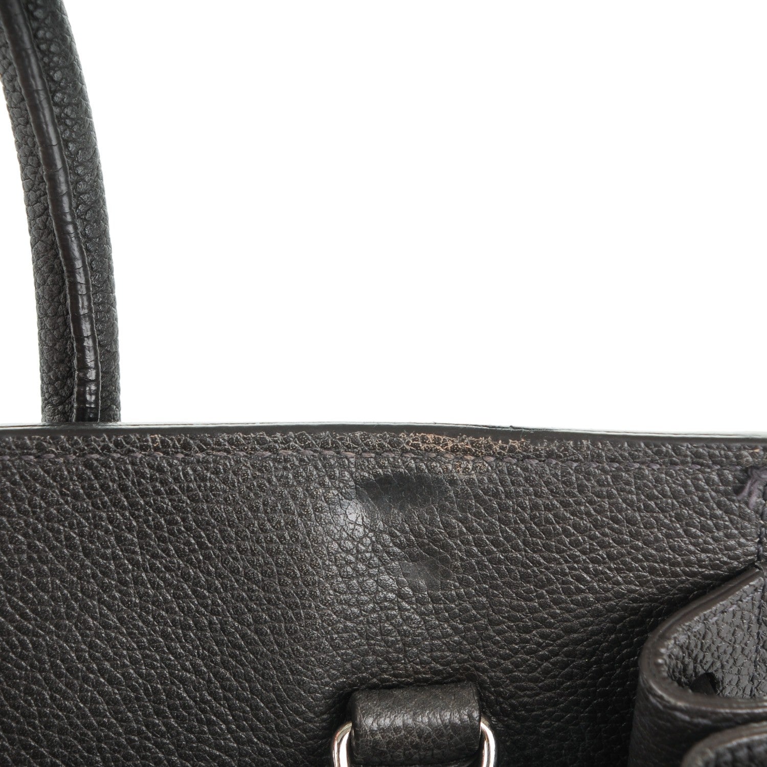 Saint Laurent Grained Calfskin Baby Sac De Jour Anthracite 6 of 7
