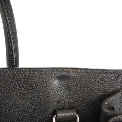 Saint Laurent Grained Calfskin Baby Sac De Jour Anthracite 6 of 7