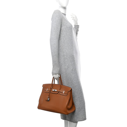 Hermes Togo Birkin 35 Gold 2 of 12