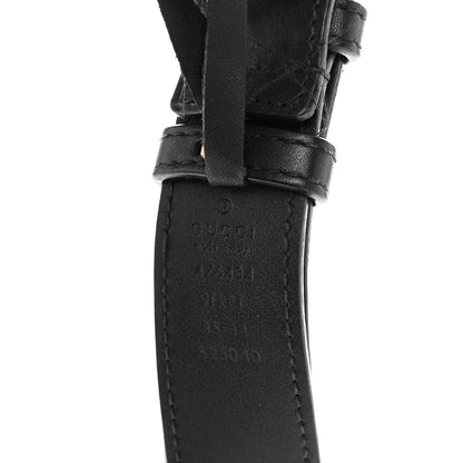 Gucci Velvet Matelasse Marquise Crystals GG Marmont Belt Bag 85 34 Black 8 of 12