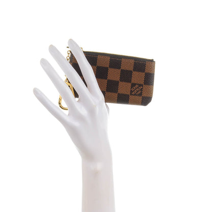 Louis Vuitton Damier Ebene Key Pouch 2 of 7