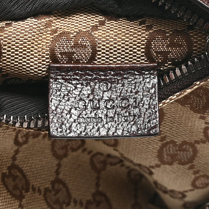 Gucci GG Monogram Double Pocket Belt Bag Dark Brown 6 of 9