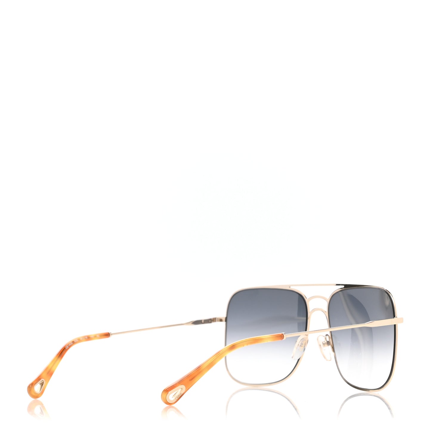 Square Aviator Sunglasses CE140S Gold