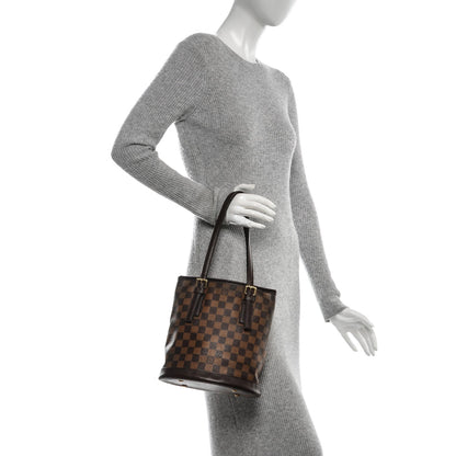 Louis Vuitton Damier Ebene Marais Bucket 23 2 of 7
