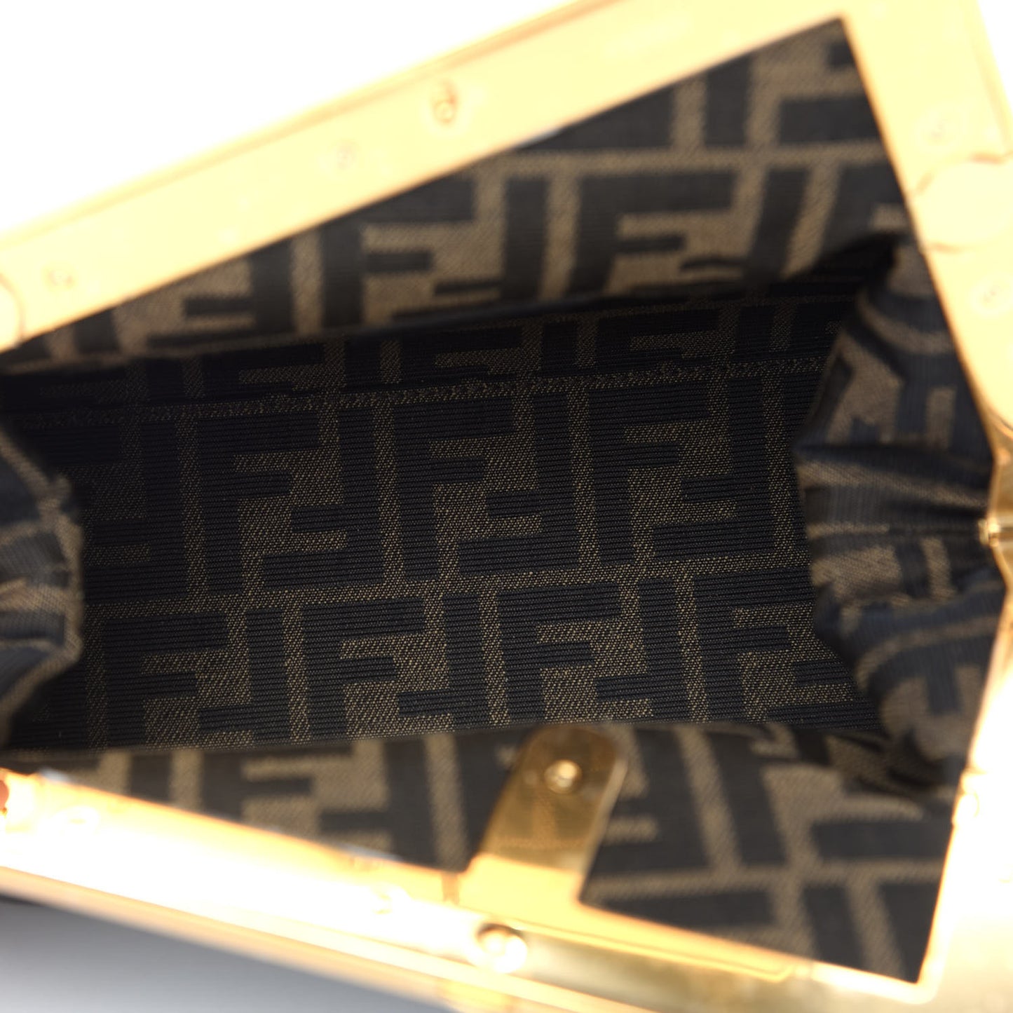 Shiny Nappa Small Fendi First Black