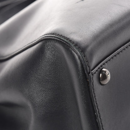 Fendi Vitello Suede Medium Peekaboo Iconic Satchel Black 12 of 15