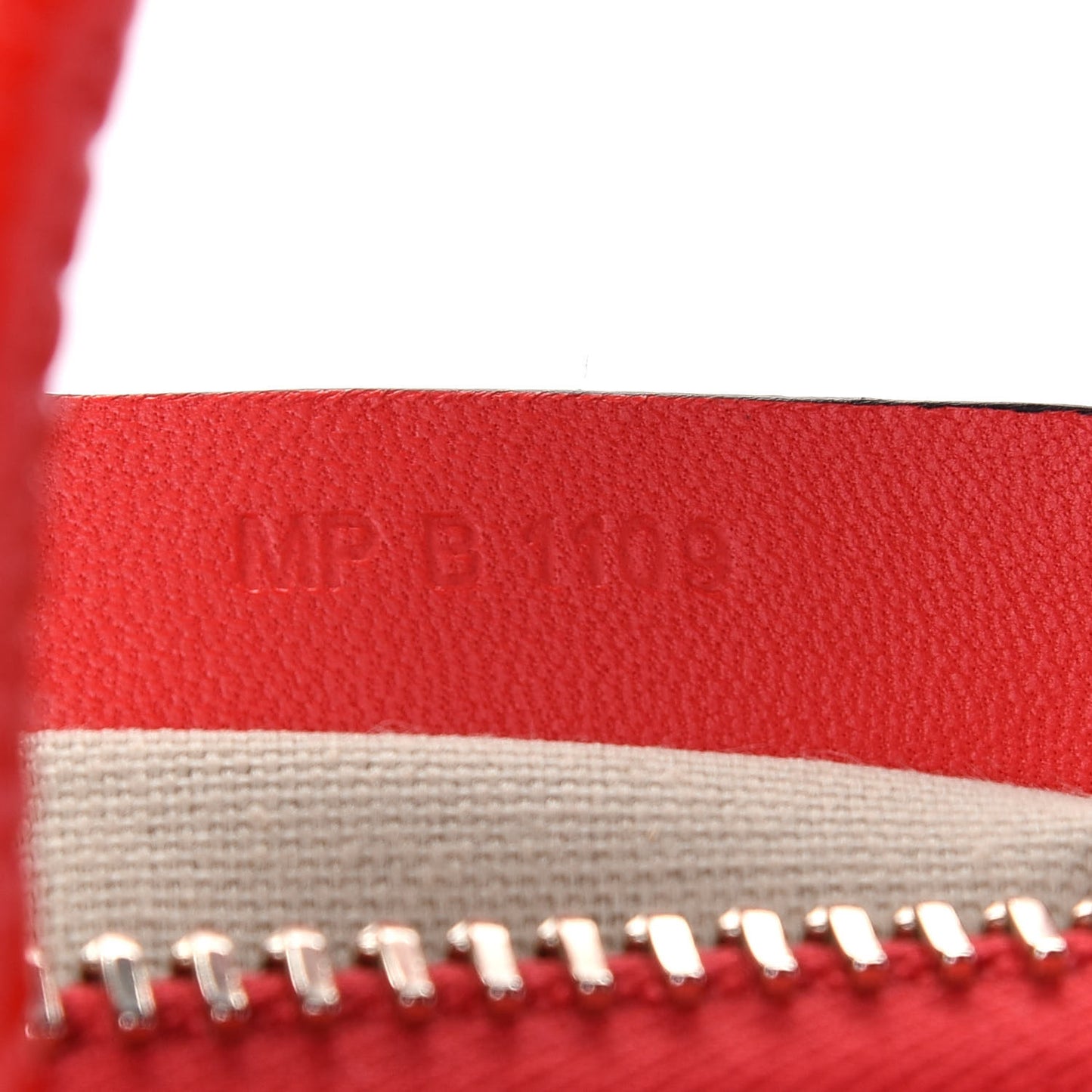 Calfskin Crocodile Embossed Mini Antigona Red