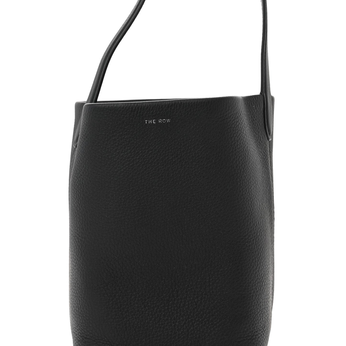 Grained Calfskin Small N/S Park Tote Black