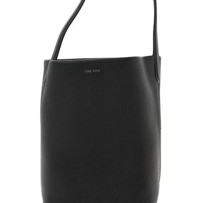 The Row Grained Calfskin Small N/S Park Tote Black 7 of 9