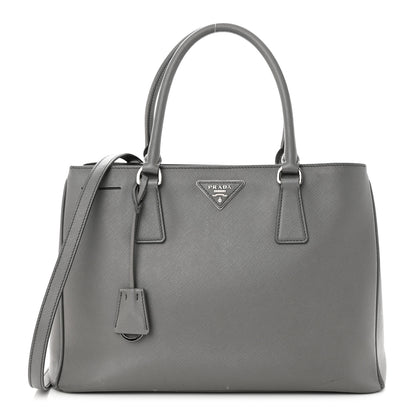 Prada Saffiano Medium Galleria Double Zip Tote Marmo 1 of 17