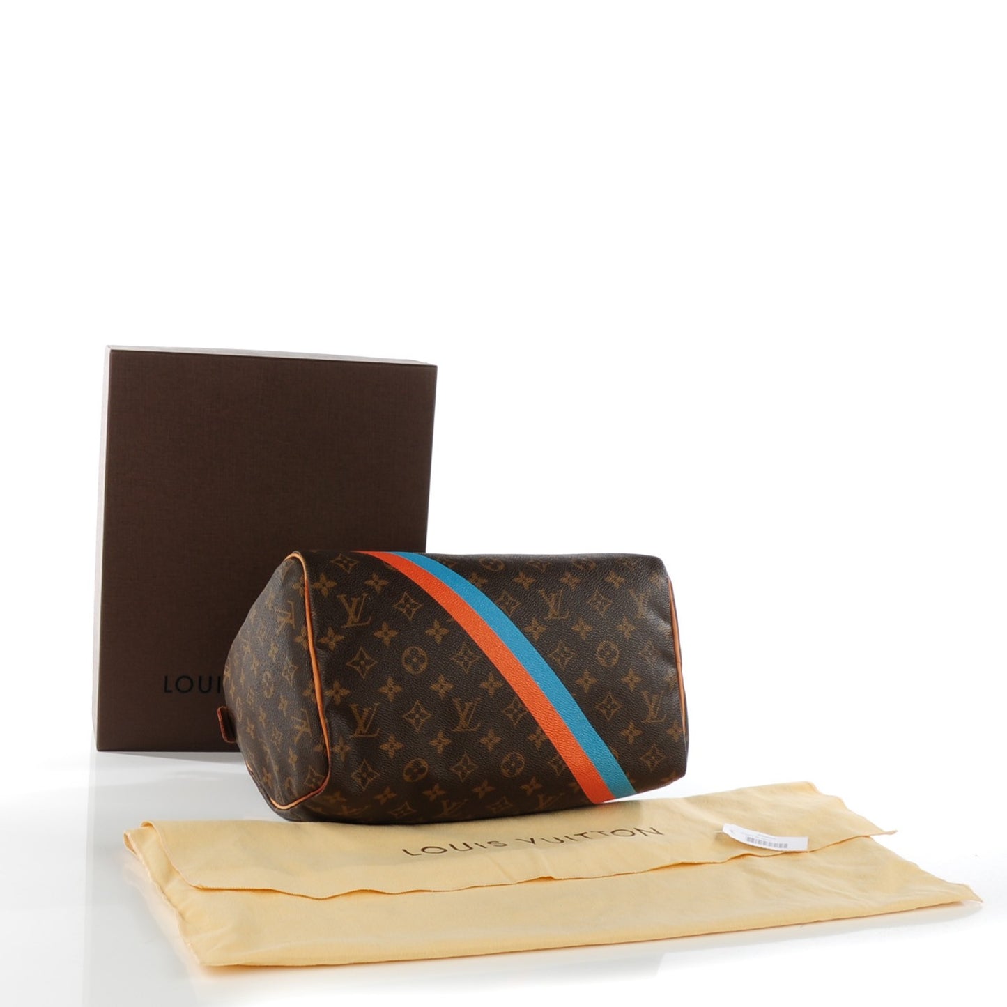 Monogram My LV Heritage Speedy 30 Blue Orange