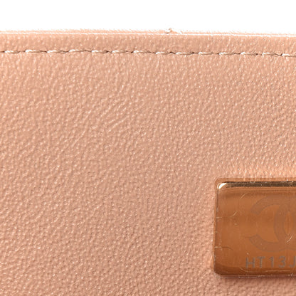Chanel Lambskin Quilted Mini Top Handle Rectangular Flap Beige 7 of 11