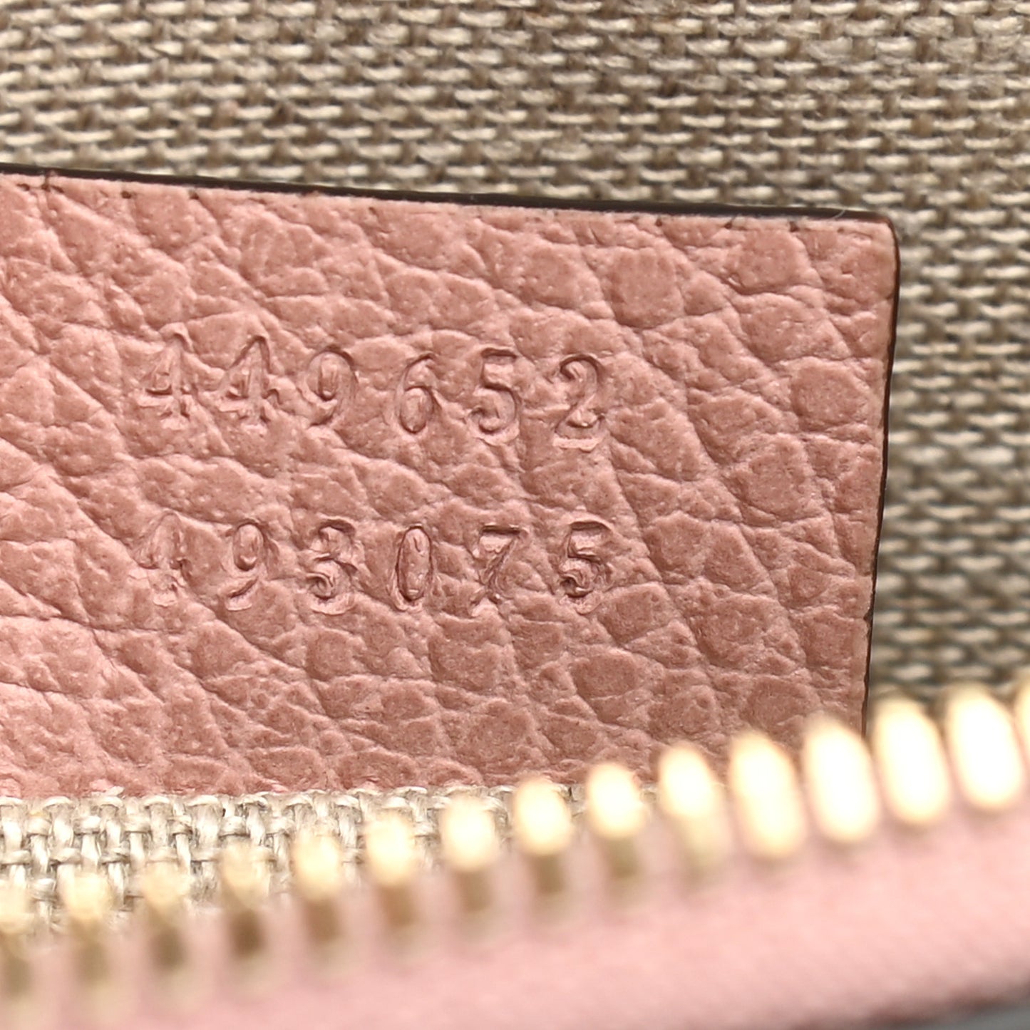 Calfskin Bamboo Clutch Pink