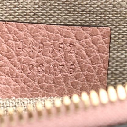 Gucci Calfskin Bamboo Clutch Pink 9 of 9