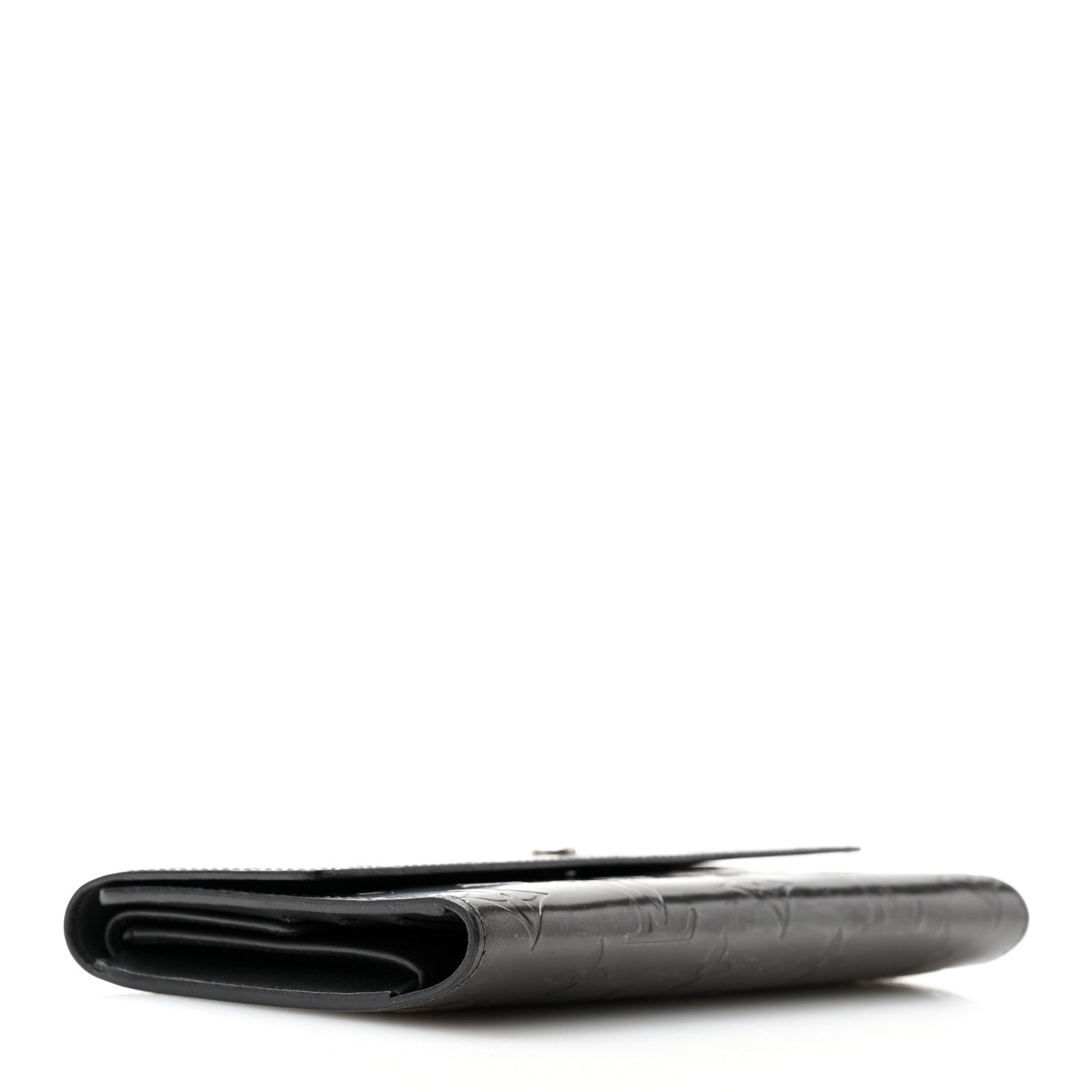 Louis Vuitton Mat Monogram Porte Tresor International Black 4 of 11