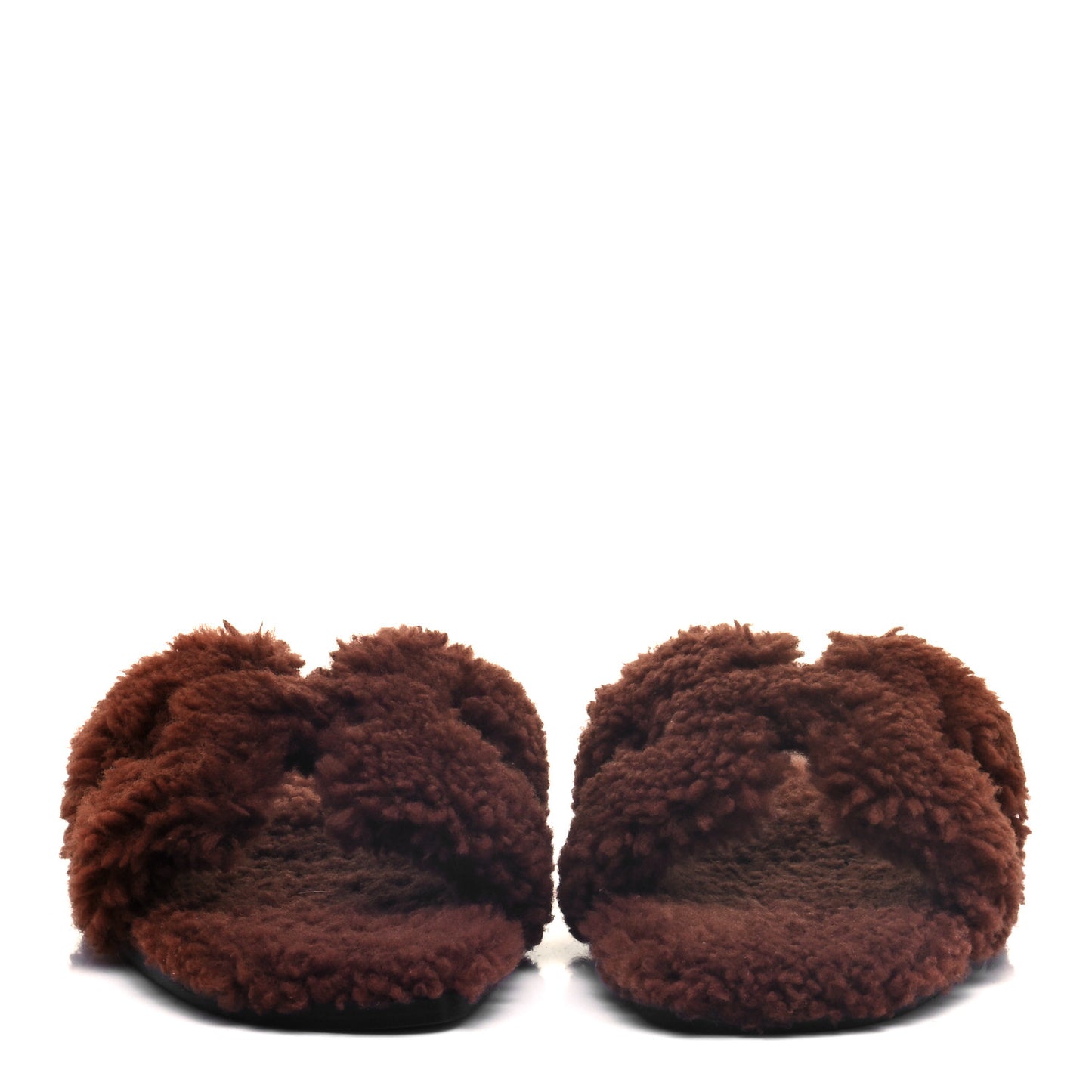 Woolskin Oran Sandals 40 Cognac