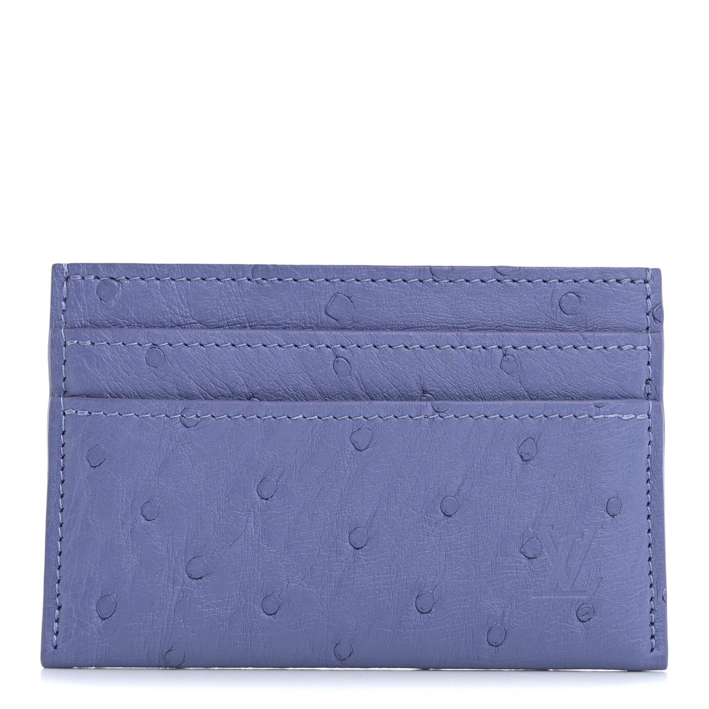 Ostrich Double Card Holder Purple