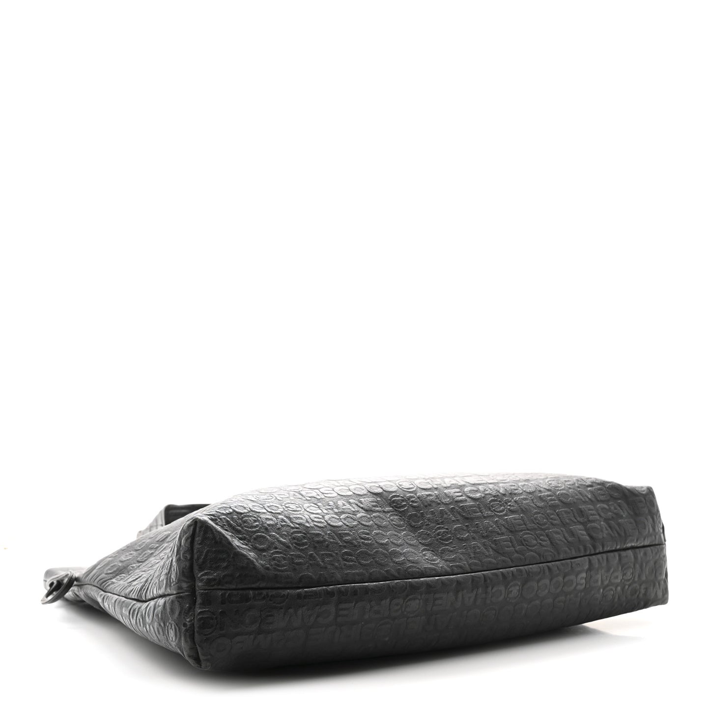 Calfskin Unlimited Drawstring Tote Black