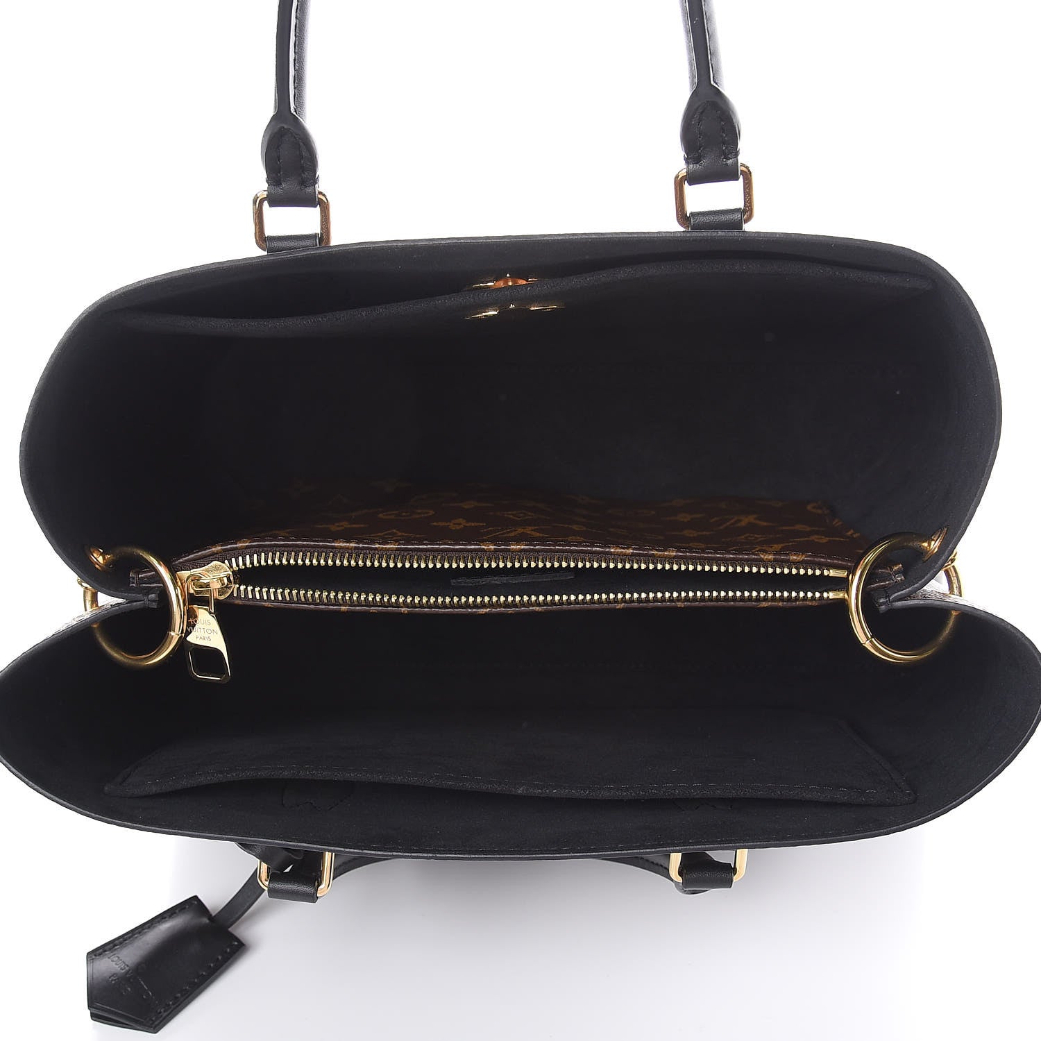 Louis Vuitton Monogram Flower Tote Black 5 of 8