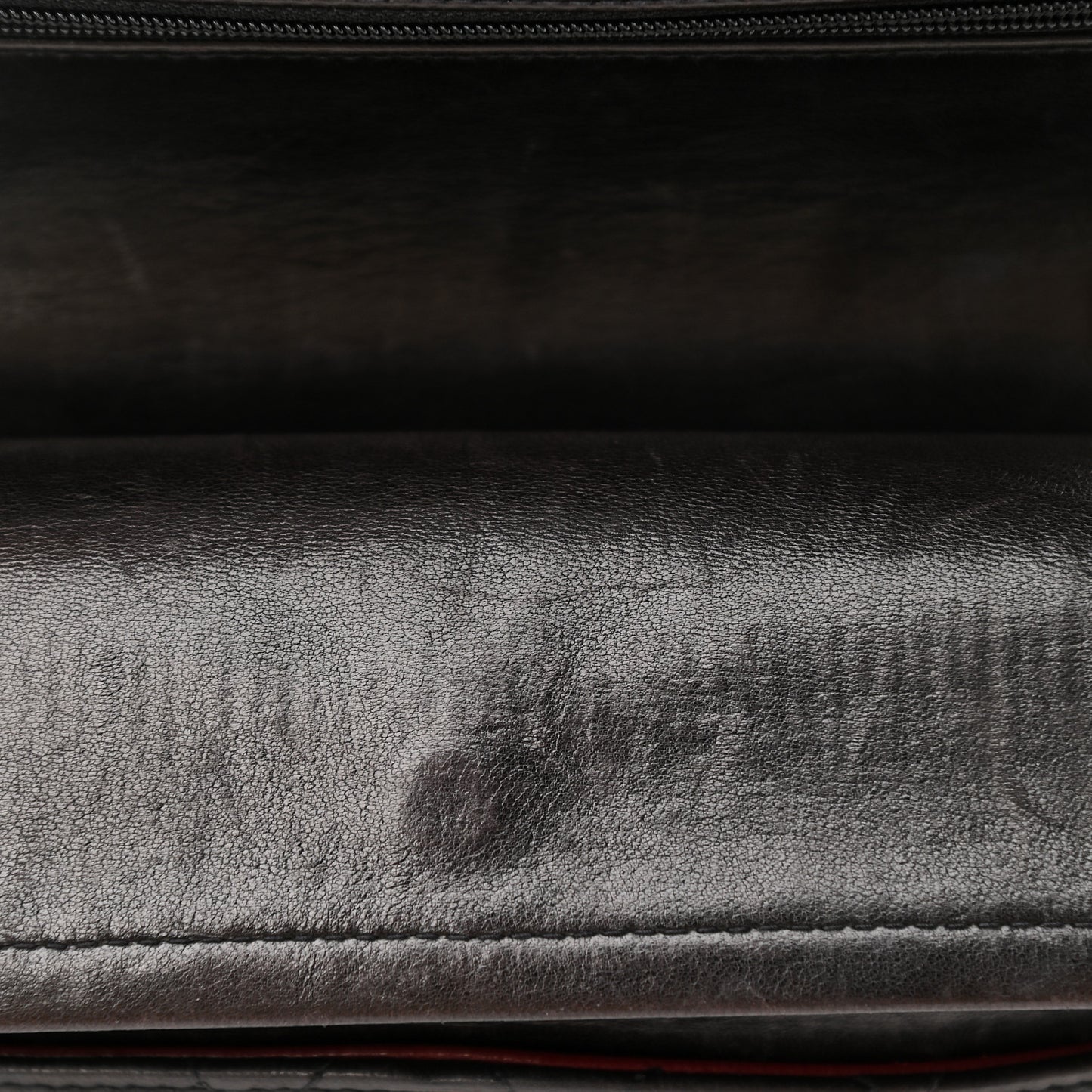 Lambskin Quilted Small Double Flap Black