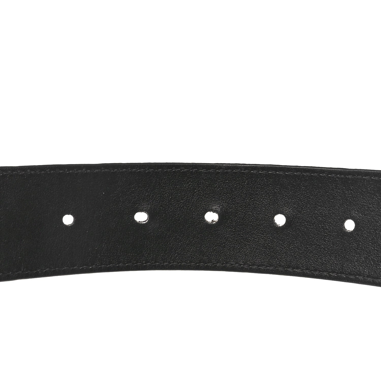 Gucci Calfskin Double G 20mm Belt 85 34 Black 3 of 4