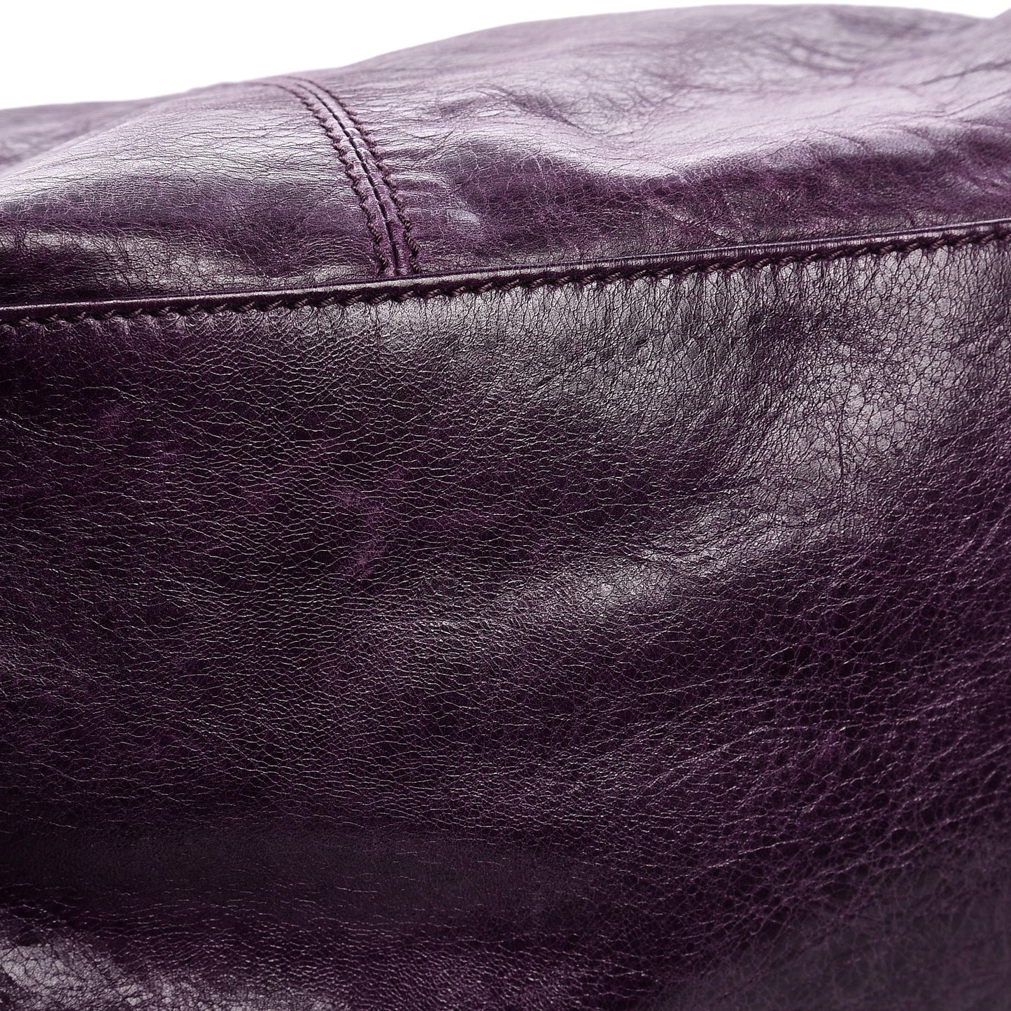 Agneau Giant 21 Silver Hardware Part Time Raisin