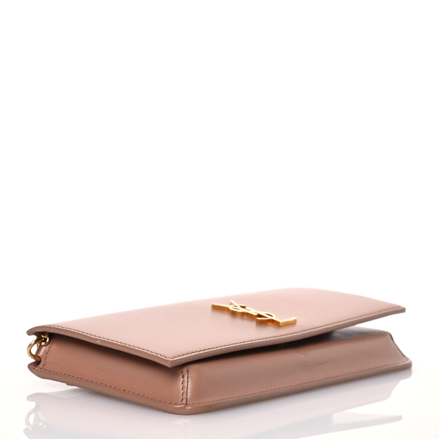 Saint Laurent Smooth Calfskin Monogram Phone Holder Crossbody Vintage Peach 4 of 12