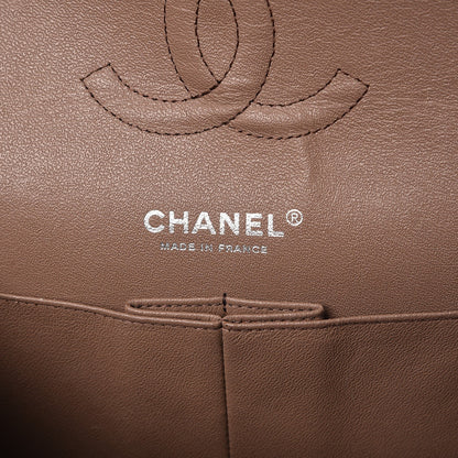 Chanel Iridescent Goatskin Quilted Medium Double Flap Bronze 6 of 8