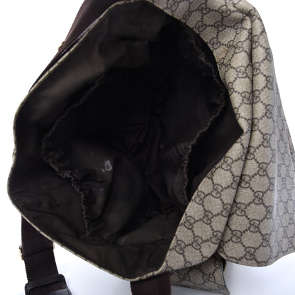 Gucci GG Plus Monogram Messenger Diaper Bag Dark Brown 5 of 10