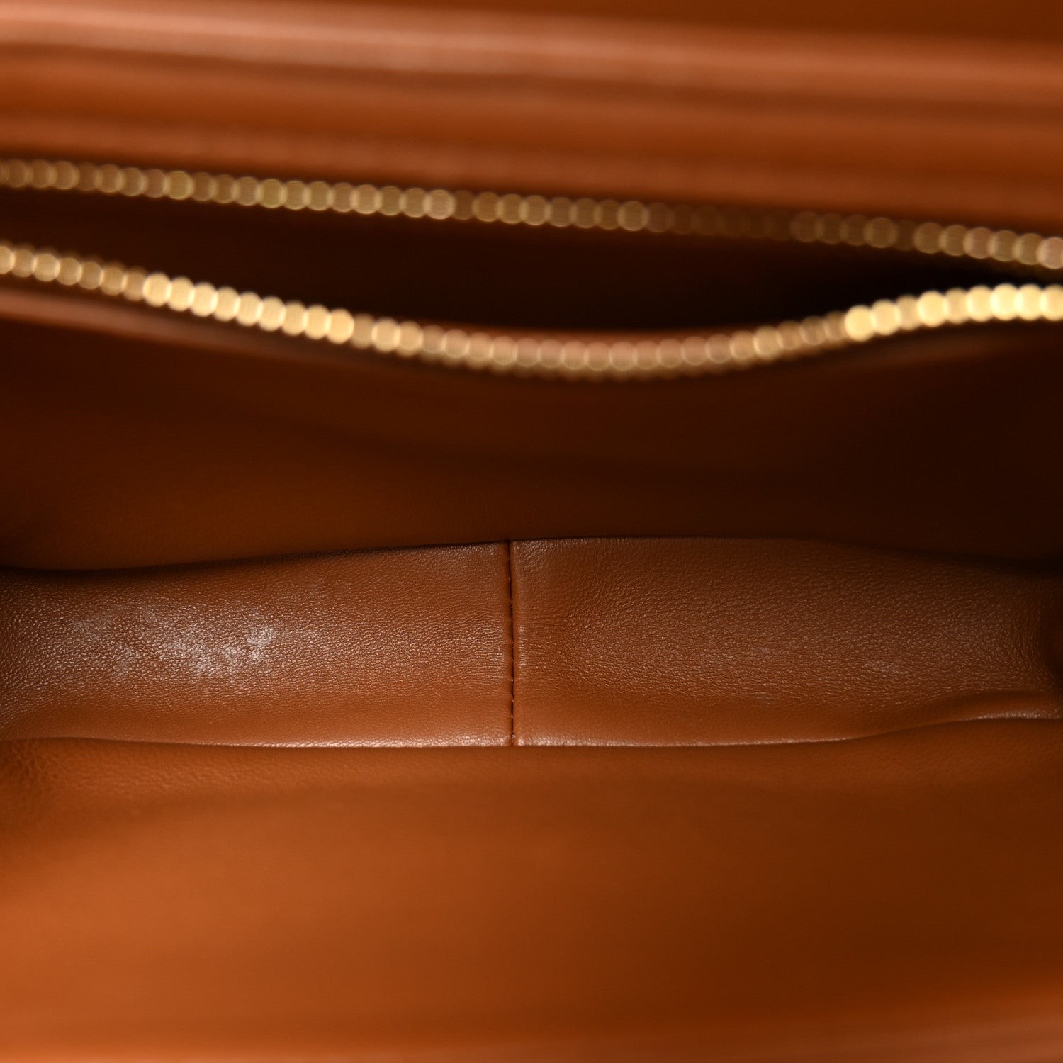 Celine Calfskin Triomphe Canvas Teen Triomphe Bag Tan 5 of 12