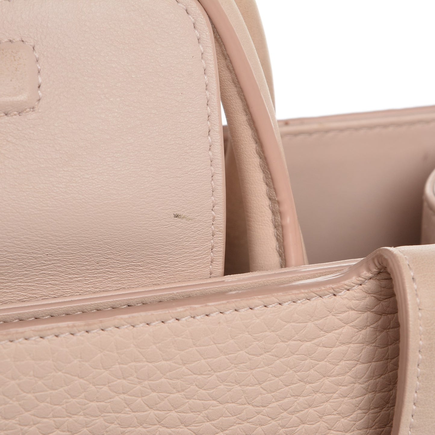 Grained Calfskin Medium Diorever Flap Tapioca
