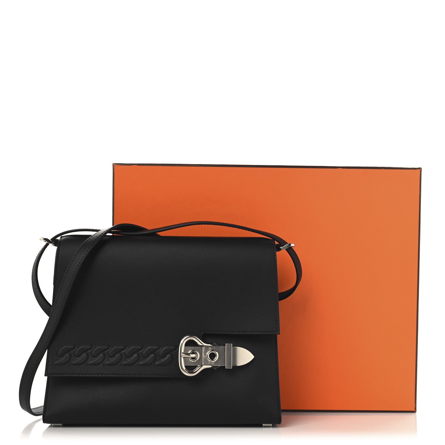Hermes Swift Boucle Sellier Black 1725513 – FASHIONPHILE