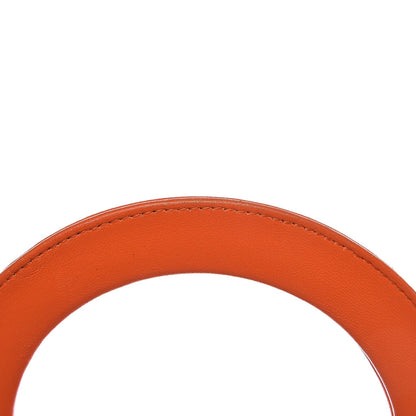 Christian Dior Lambskin Cannage Large Lady Dior Orange 9 of 13