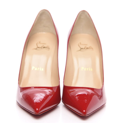 Christian Louboutin Patent Decollete 554 100 Pumps 36.5 Loubi Red 2 of 8