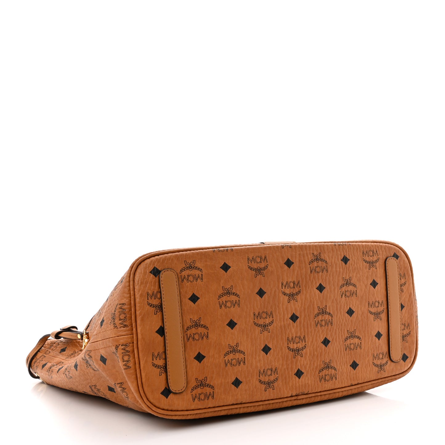 Visetos Medium Liz Reversible Shopper Tote Cognac