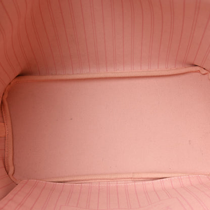 Louis Vuitton Damier Azur Neo Neverfull MM Rose Ballerine 6 of 14