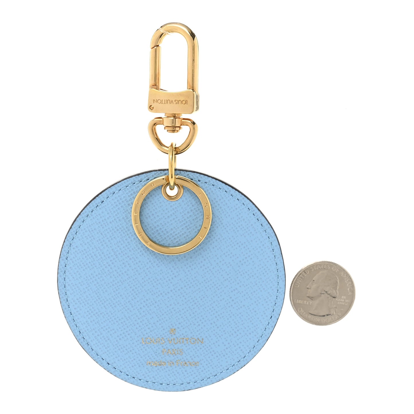 Damier Ebene Illustre Manchot Bag Charm Key Ring