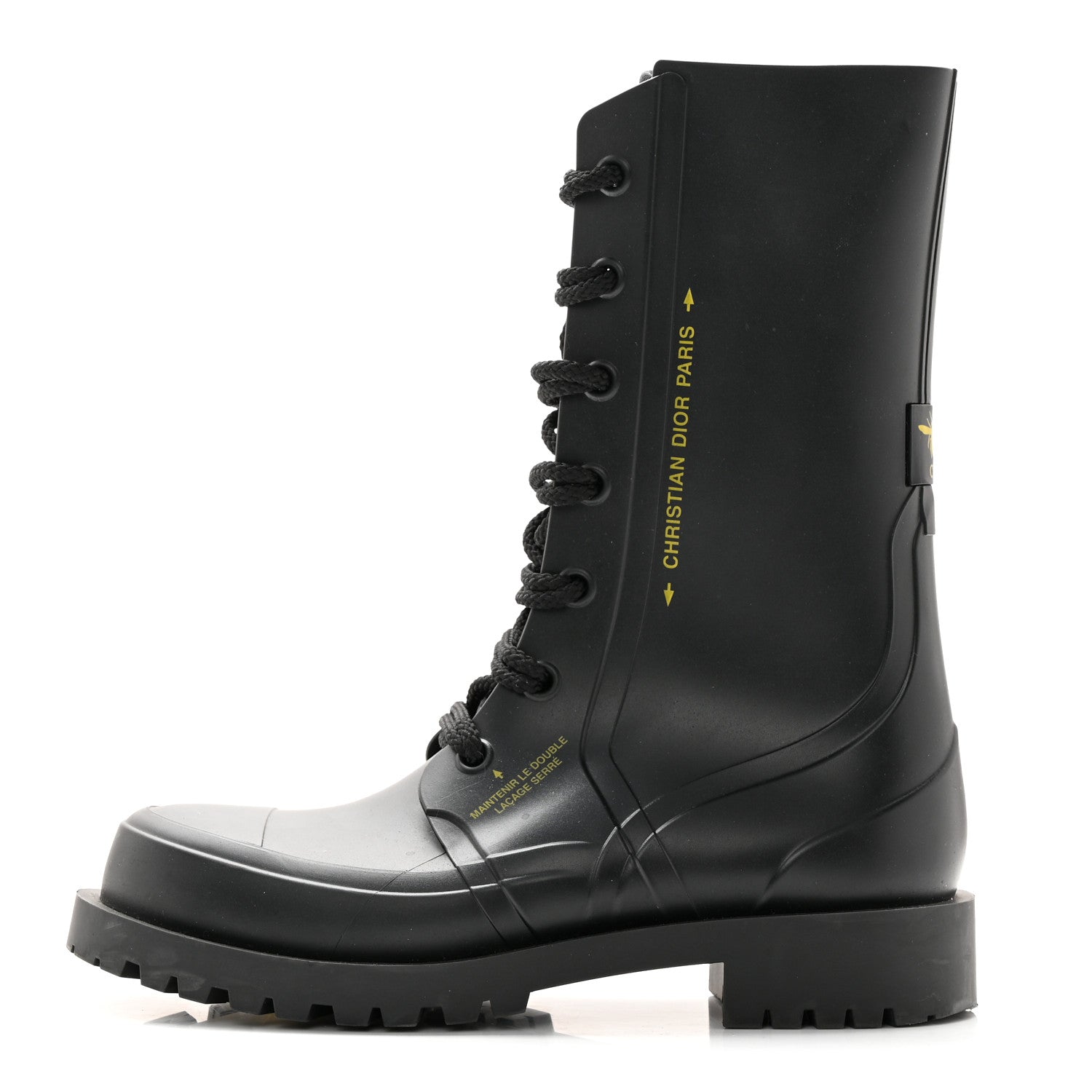 Christian Dior Rubber Diorcamp Low Boots 37 Black 1 of 16