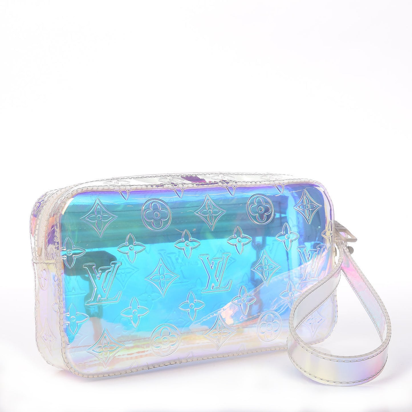 PVC Monogram Pochette Volga Iridescent Prism