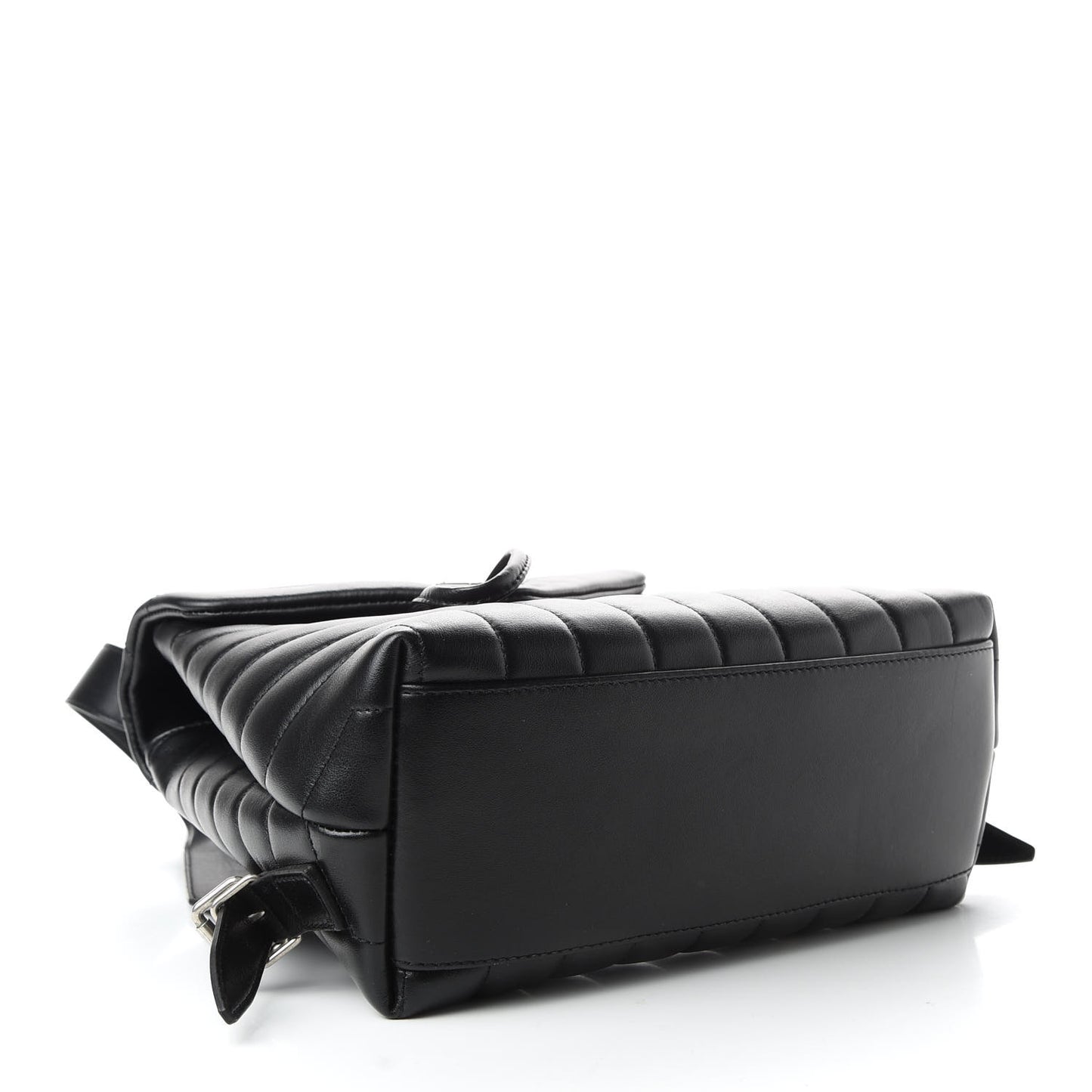 Calfskin Y Quilted Monogram Small Loulou Backpack Black