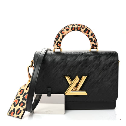 Louis Vuitton Epi Wild At Heart Twist One Handle MM Black 3 of 9