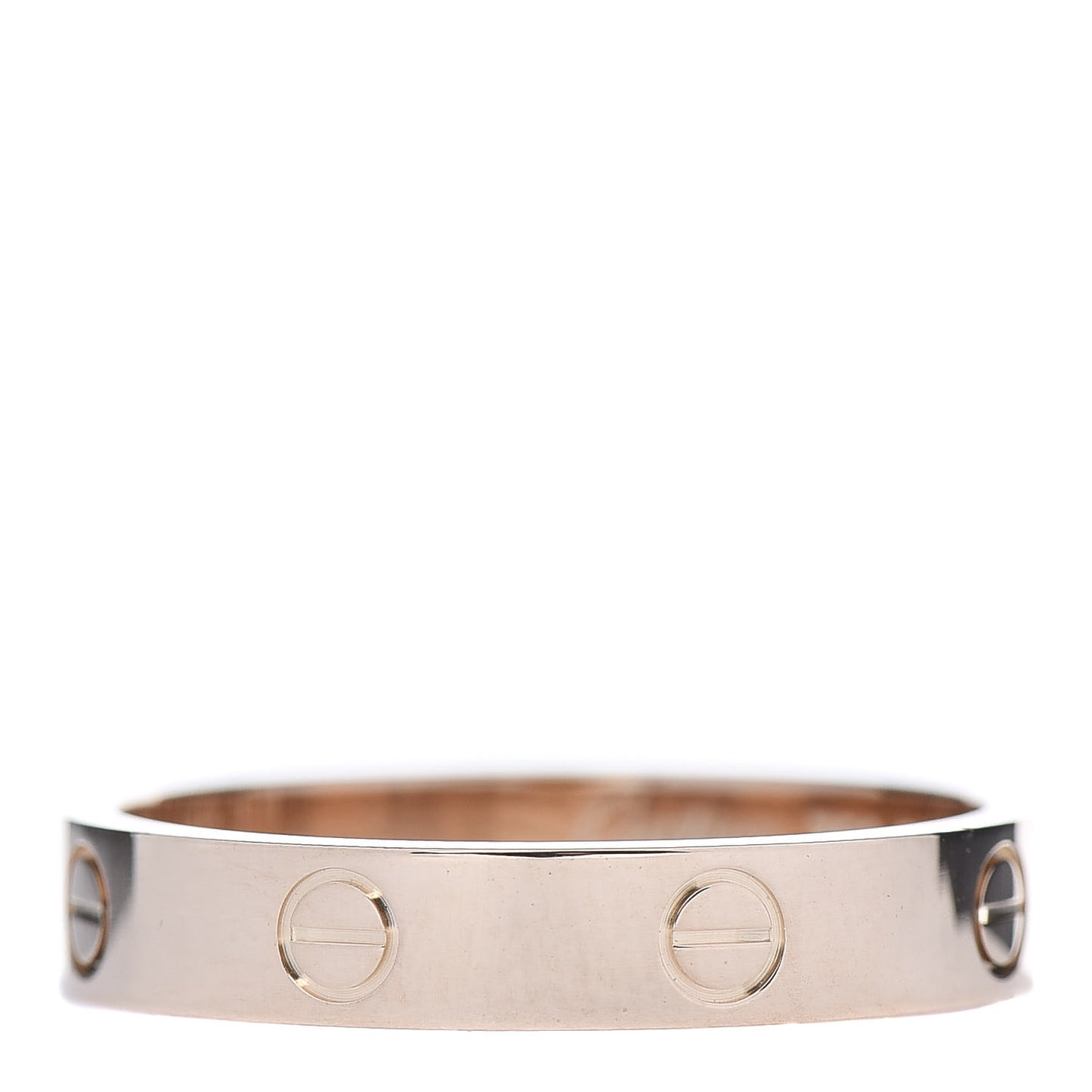 18K Pink Gold 3.5mm LOVE Wedding Band Ring 60 9