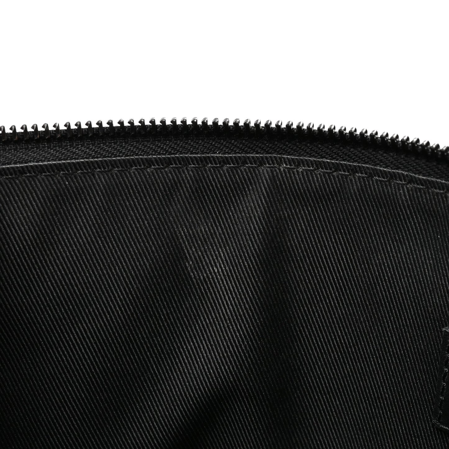 Grained Calfskin Aerogram Takeoff Pouch Black