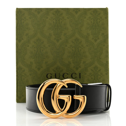Gucci Plutone Calfskin Double G 40mm Belt 100 40 Black 7 of 7