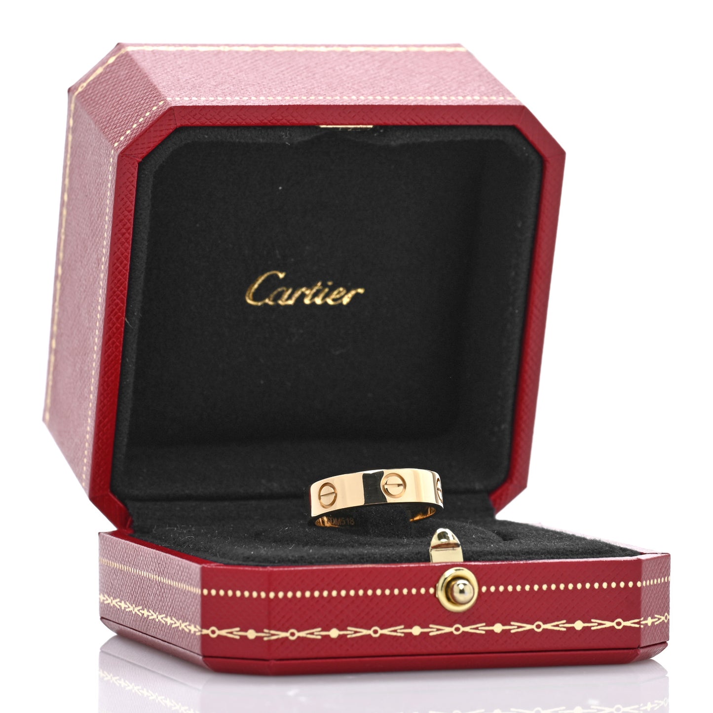 18K Yellow Gold 5.5mm LOVE Ring 59 8.75