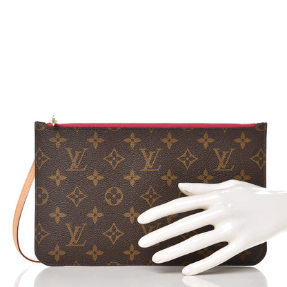 Louis Vuitton Monogram Neverfull MM GM Pochette Pivoine 2 of 6