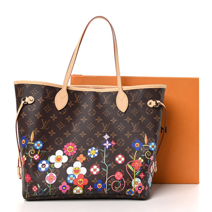 Louis Vuitton LV X TM Monogram Flowers Neverfull MM 10 of 10