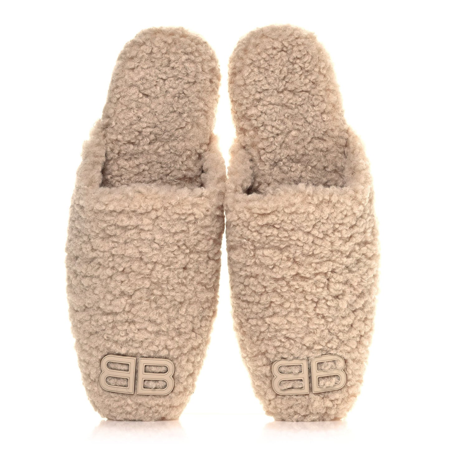 Faux Shearling Cosy BB Mules 39.5 Beige
