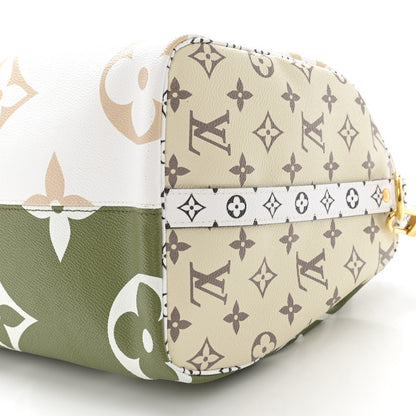 Louis Vuitton Monogram Giant Speedy Bandouliere 30 Kaki Beige 10 of 10