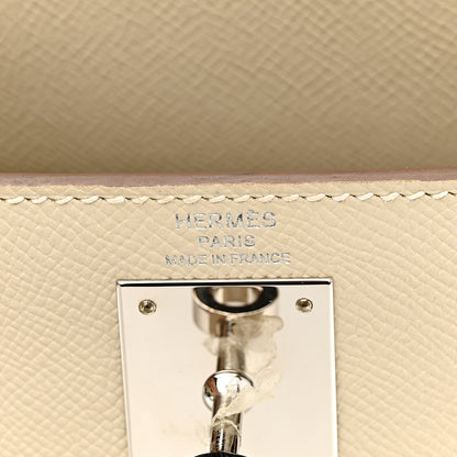 Hermes Epsom Kelly Sellier 28 Craie 6 of 12
